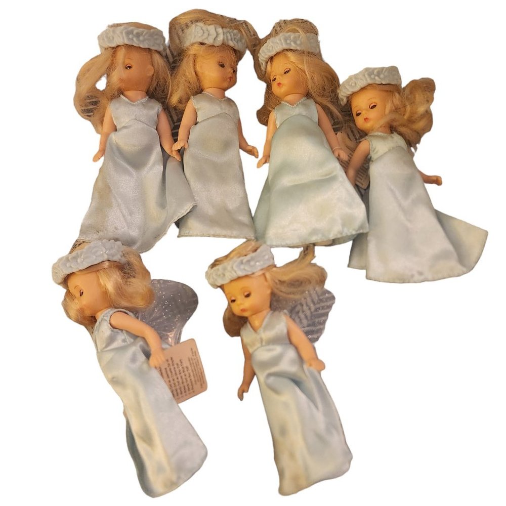 McDonalds Madame Alexander Wendy Doll as Blue Fairy 2004 (6 Lot)